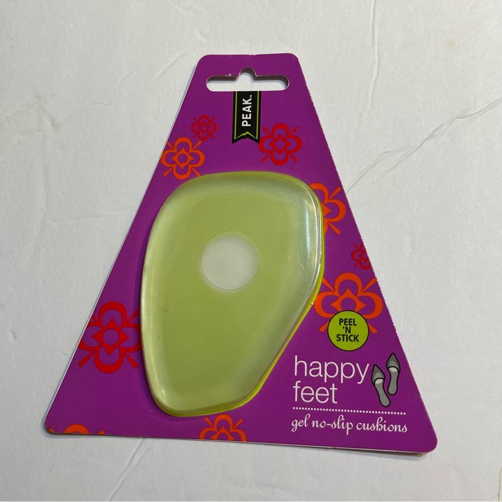 Peak Happy Feet Gel No-slip Cushions Peel N Stick Ball Of Foot For Heeled Shoes